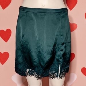 Urban Outfitters Black Lace Mini Skirt